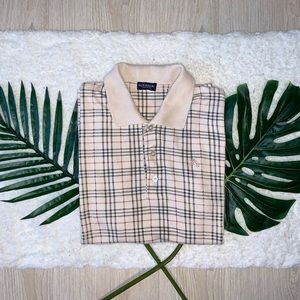 Burberry Checkered Polo